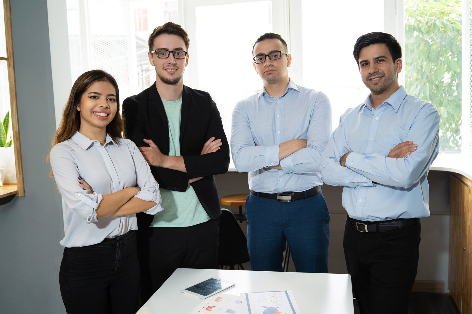 Professional team collaboration